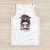 Support Squad Messy Bun Pink Warrior Breast Cancer Awareness Tank Top