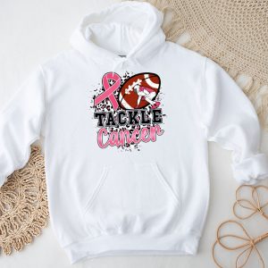 Tackle Breast Cancer Awareness Football Pink Ribbon Boys Kid Hoodie 4 3