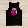 Tackle Breast Cancer Awareness Football Pink Ribbon Boys Kid Tank Top