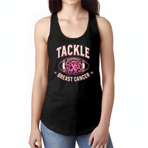 Tackle Football Pink Ribbon Breast Cancer Awareness Boys Kid Tank Top 1 2