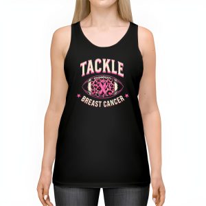 Tackle Football Pink Ribbon Breast Cancer Awareness Boys Kid Tank Top 2 2