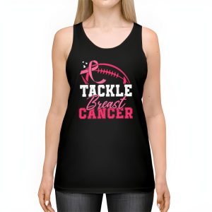 Tackle Football Pink Ribbon Breast Cancer Awareness Boys Kid Tank Top 2 3