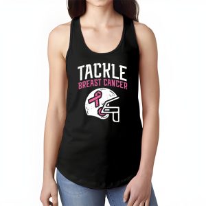 Tackle Football Pink Ribbon Breast Cancer Awareness Tank Top 1 3