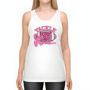 Tackle Football Pink Ribbon Breast Cancer Awareness Tank Top 2