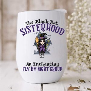 The Black Hat Sisterhood Wine Tumbler