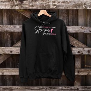 The Comeback Is Always Stronger Than Setback Breast Cancer Hoodie 12