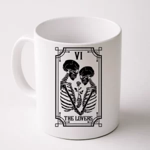 The Lovers Tarot Card Occult Goth Halloween Gothic Coffee Mug