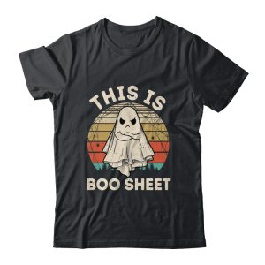 This Is Boo Sheet Ghost Retro Halloween Costume  Unisex T-Shirt For Adult & Kids