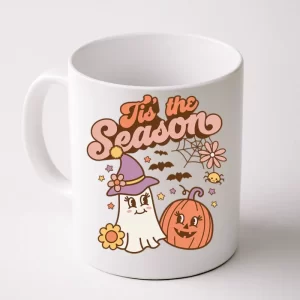 Tis The Season Fall Season Autumn Ghost Pumpkin Halloween Costume Coffee Mug