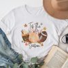 Tis The Season Pumpkin Leaf Latte Fall Thanksgiving Football T-Shirt