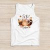 Tis The Season Pumpkin Leaf Latte Fall Thanksgiving Football Tank Top