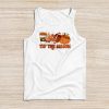 Tis The Season Pumpkin Leaf Latte Fall Thanksgiving Football Tank Top