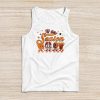 Tis The Season Pumpkin Leaf Latte Fall Thanksgiving Football Tank Top