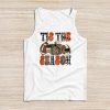 Tis The Season Pumpkin Leaf Latte Fall Thanksgiving Football Tank Top