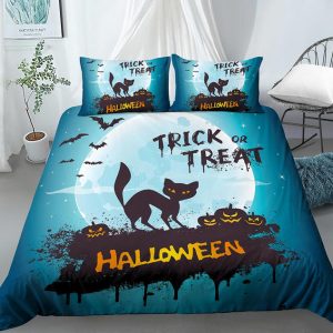 Trick Or Treat Halloween Bedding Set Bedroom Decor