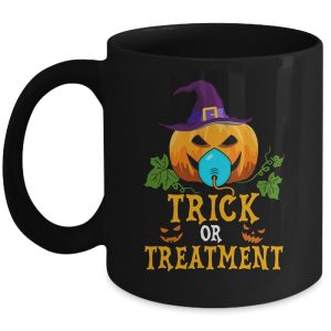 Trick Or Treatment Respiratory Halloween Therapist Nurse Ceramic Mug