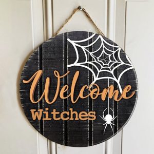 Welcome Witches Door Hanger