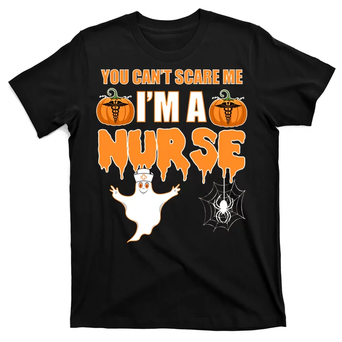You Can't Scare Me I'm A Nurse Halloween Unisex T-Shirt For Adult Kids