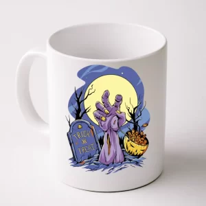 Zombie Trick Or Treat Spooky Halloween Coffee Mug