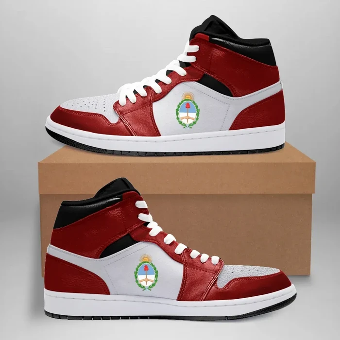 Argentina High Sneakers Air Jordan 1 - Chicago Style JD1 Shoes