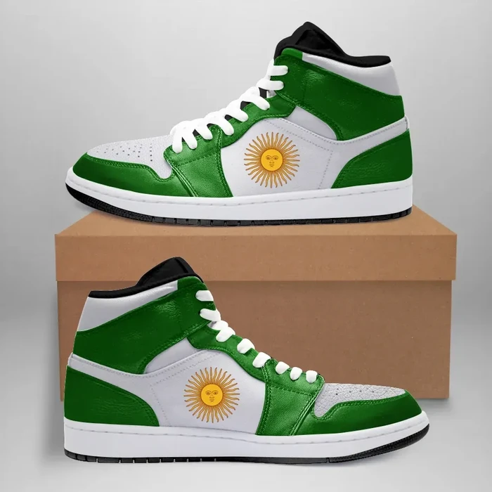 Argentina High Sneakers Air Jordan 1 - Pine Green JD1 Shoes