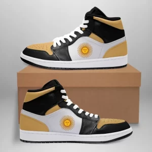 Argentina High Sneakers Air Jordan 1 - Retro Gold Toe JD1 Shoes