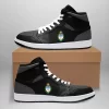 Argentina High Sneakers Air Jordan 1- Retro Mid Black Dark Grey JD1 Shoes