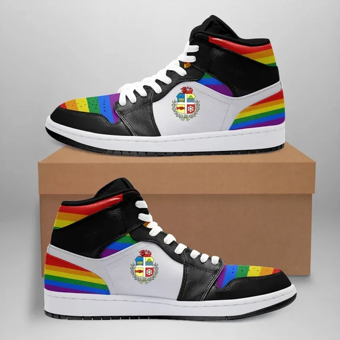 Aruba High Sneakers Air Jordan 1 - LGBT JD1 Shoes