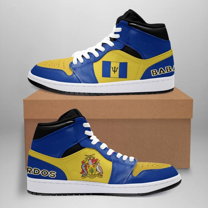 Barbados High Sneakers Air Jordan 1 - Basic Style JD1 Shoes