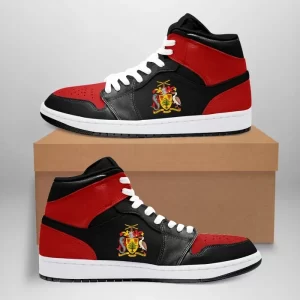 Barbados High Sneakers Air Jordan 1 - Retro 'Bred' 2001 JD1 Shoes