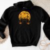 Black Cat Pumpkin Moon Halloween Costume Cat Lover Men Women Hoodie