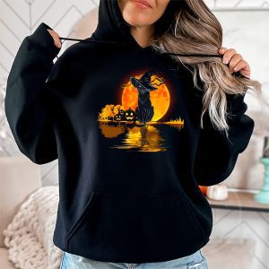 Black Cat Pumpkin Moon Halloween Costume Cat Lover Men Women Hoodie 2 4