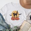 Black Cat Pumpkin Moon Halloween Costume Cat Lover Men Women T-Shirt
