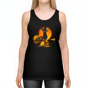 Black Cat Pumpkin Moon Halloween Costume Cat Lover Men Women Tank Top 2 4