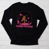 Black Women Melanin Queen Stronger Than Breast Cancer Fight Longsleeve Tee