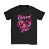 Blessed To Be Called Breast Cancer Survivor Pink Butterfly T-Shirt