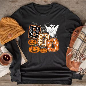 Halloween Shirt Designs Boo Halloween Costume Spiders Ghosts Pumkin Special Longsleeve Tee