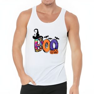 Boo Halloween Costume Spiders Ghosts Pumkin Witch Hat Tank Top 3 1