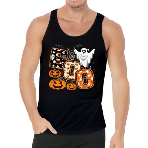 Boo Halloween Costume Spiders Ghosts Pumkin Witch Hat Tank Top 3 4