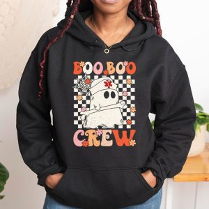 Boo boo Crew Nurse Halloween Ghost Costume Womens Hoodie 1 1