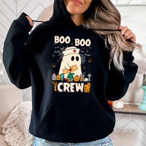Boo boo Crew Nurse Halloween Ghost Costume Womens Hoodie 2 3