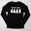 Boo boo Crew Nurse Halloween Ghost Costume Womens Longsleeve Tee