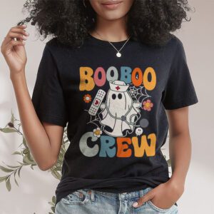 Boo boo Crew Nurse Halloween Ghost Costume Womens T Shirt 1 2