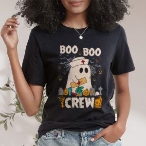 Boo boo Crew Nurse Halloween Ghost Costume Womens T Shirt 1 3