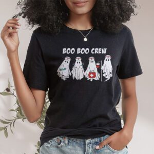 Boo boo Crew Nurse Halloween Ghost Costume Womens T Shirt 1