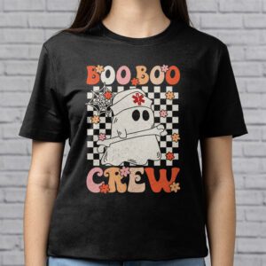 Boo boo Crew Nurse Halloween Ghost Costume Womens T Shirt 2 1