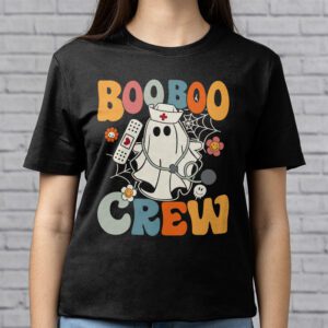 Boo boo Crew Nurse Halloween Ghost Costume Womens T Shirt 2 2