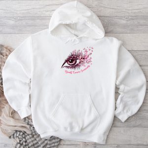 Breast Cancer Awareness Eye Butterfly Ribbon Women Hoodie