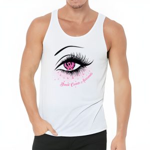 Breast Cancer Awareness Eye Butterfly Ribbon Women Tank Top 3 1