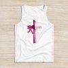 Breast Cancer Awareness Gifts Pink Cross Christian Verse Mom Tank Top